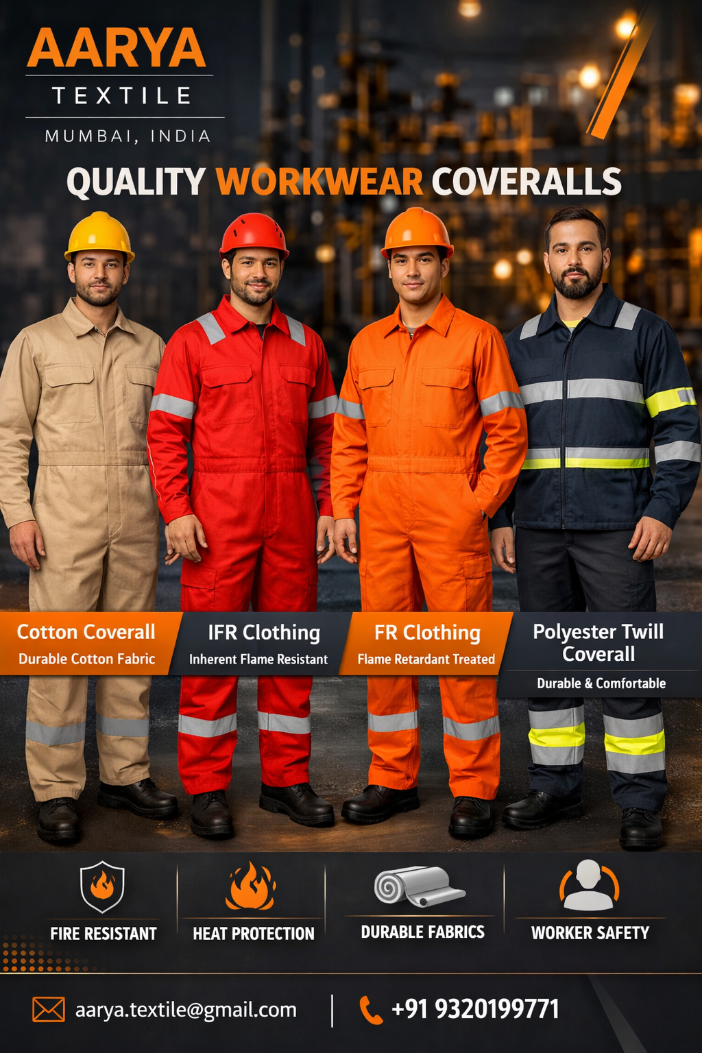Industrial Workwear PPE Manufacturer
